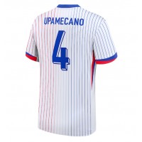 Echipament fotbal Franţa Dayot Upamecano #4 Tricou Deplasare European 2024 maneca scurta